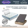 Colchones de Muelles Ensacados Pacific Seaqual Dupen 30 cm con Canape Abatible y almohada Monic de regalo