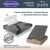 colchones de muelles ensacados black moon dupen 28 cm con canape abatible y almohada carbono de regalo