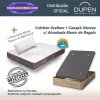 Colchones Viscoelasticos Dupen Grafeno 28 cm con Canape Abatible Génova Plus y almohada Monic de regalo.