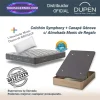 Colchones Viscoelasticos de Alta Densidad Symphony Dupen 26 cm con Canape Abatible Genova Plus y almohada Monic de regalo