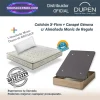 Colchones de muelles ensacados X-Firm Dupen 26 cm con canapé abatible y almohada Monic de regalo