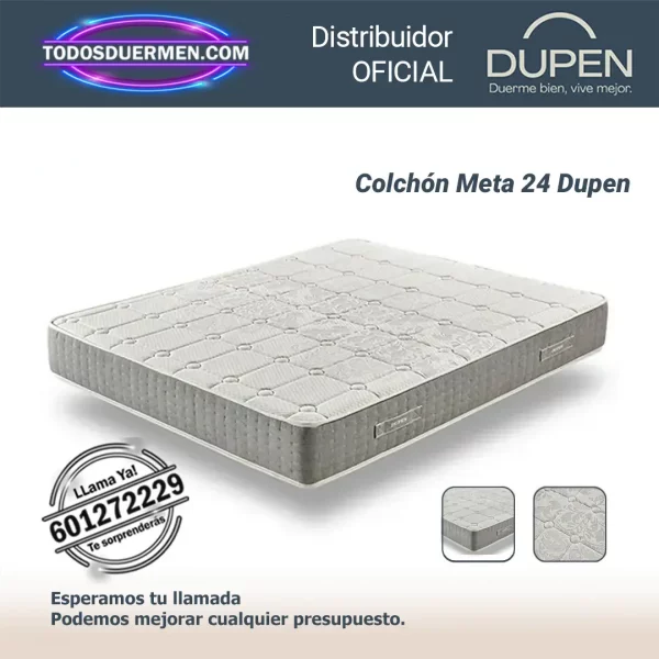 Colchones Viscoelasticos Meta 24 Dupen con núcleo HR de alta densidad — Distribuidores Oficiales Dupen