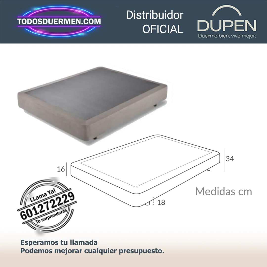 Colchones Viscoelasticos Memory Plus Dupen 28 cm con Canape fijo Málaga - Imagen 7