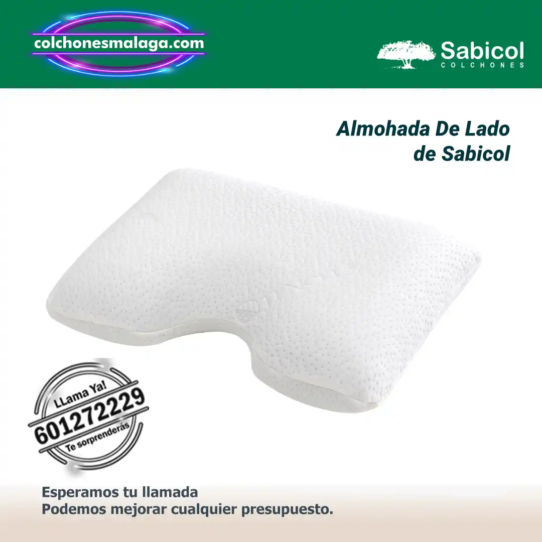 Almohada De Lado Sabicol Viscoelastica - Confortable - Imagen 2