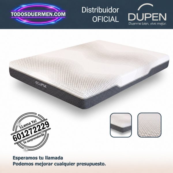 Colchón Dupen Eclipse 20 cm - Distribuidor Oficial Dupen - TodosDuermen.com