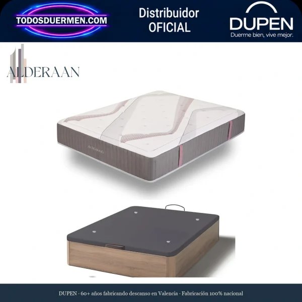 Pack colchón Dupen Alderaan con canapé abatible Génova Plus · envío gratuito a península