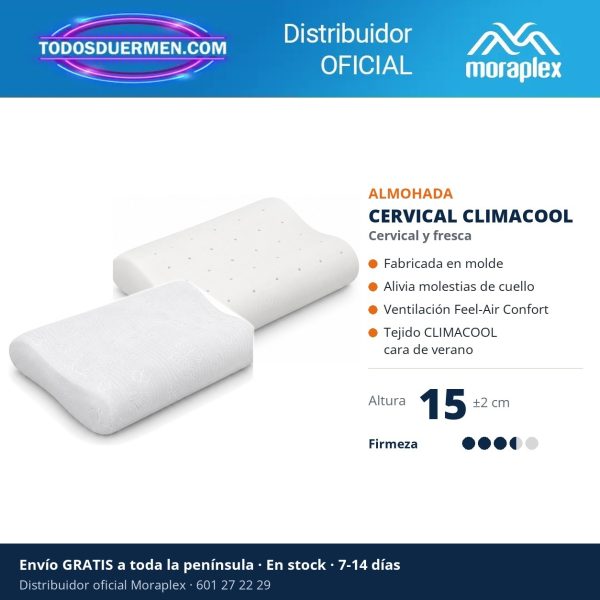 Almohada Cervical Climacool Moraplex