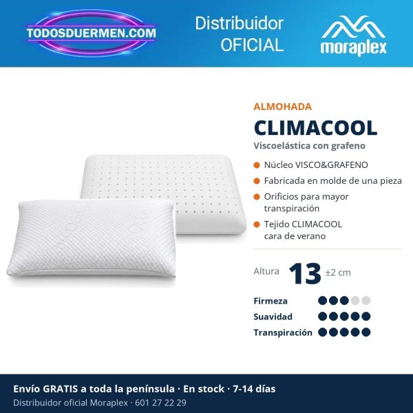 Almohada ClimaCool Moraplex