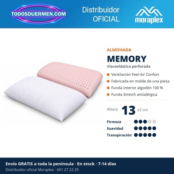 Almohada Memory Moraplex