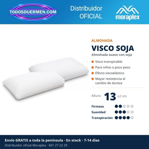 Almohada Visco Soja Moraplex