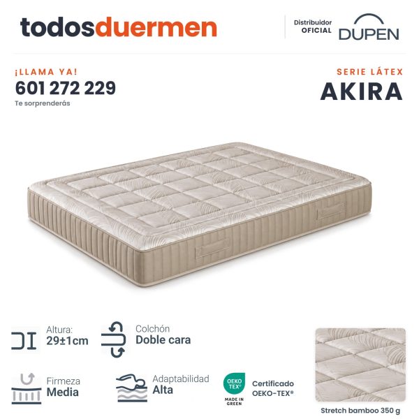 Colchón Akira de Dupen, 29 cm
