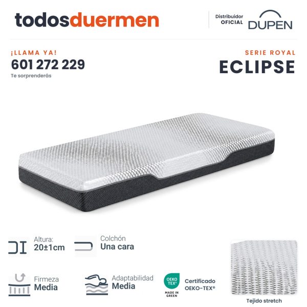 Colchón Eclipse de Dupen, 20 cm