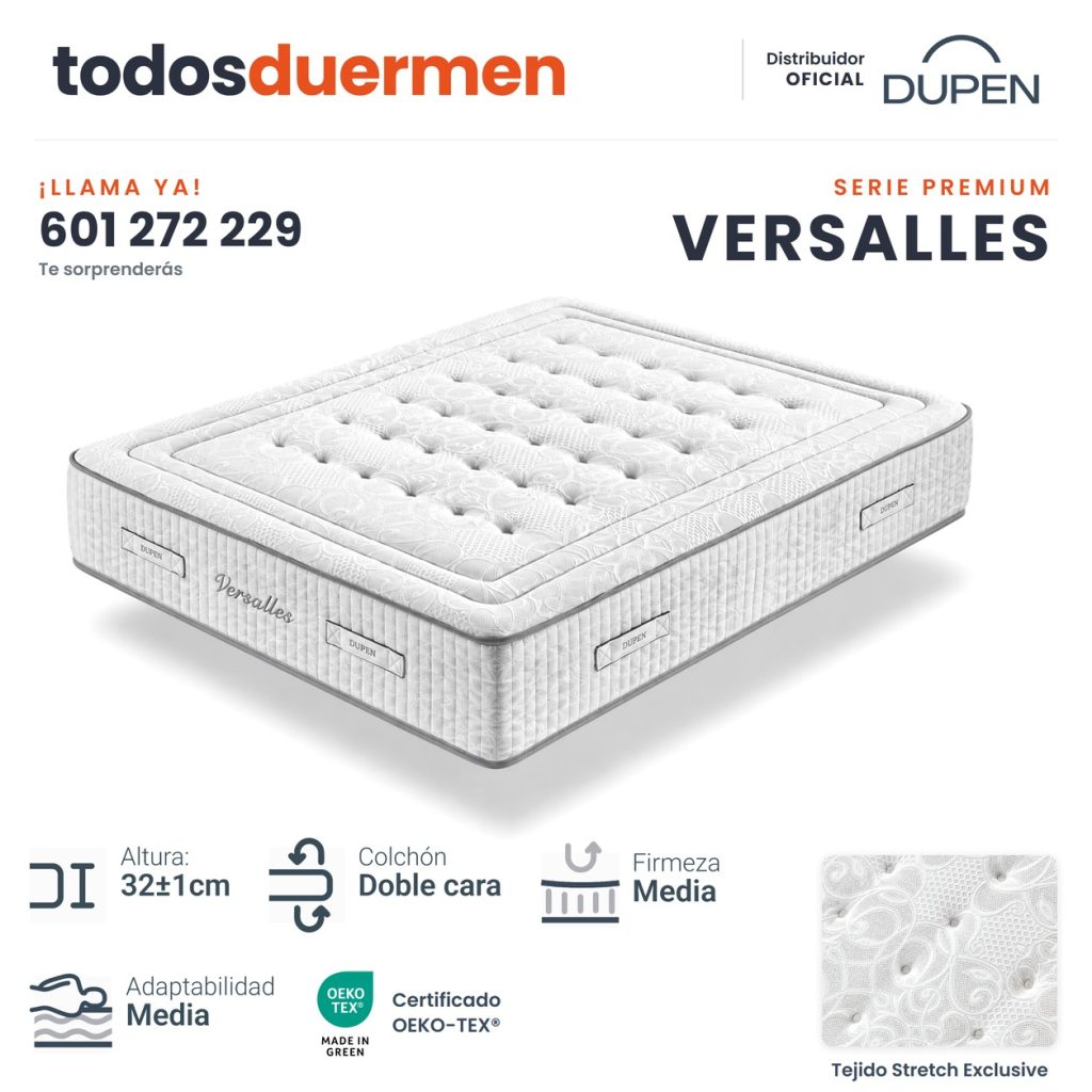 Colchón Versalles de Dupen en todosduermen